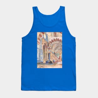 Interior of the Blue Mosque, Cairo in Egypt Tank Top